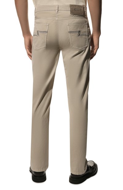 Хлопковые брюки ZILLI, арт. M0X-D0120-C0TE1/R001, фото 4