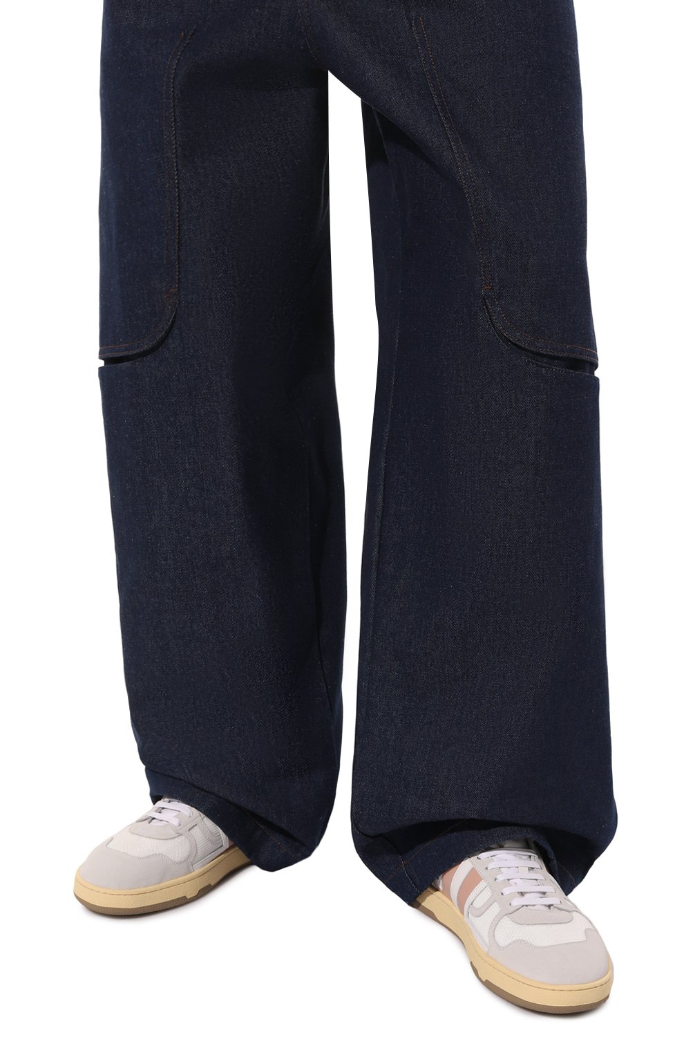 Комбинированные кеды clay LANVIN, арт. FM-SKDK00-NASH, фото 3