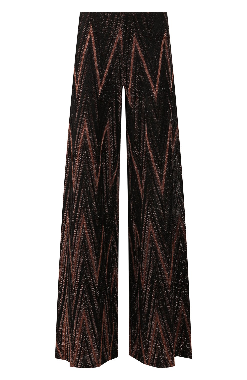 Брюки из смеси хлопка и вискозы M MISSONI коричневого цвета по цене 25450 руб., арт. 2DI00063/2J000W, фото 1 Брюки из смеси хлопка и вискозы M MISSONI, арт. 2DI00063/2J000W, фото 1