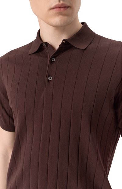 Хлопковое поло CORNELIANI, арт. 25M512-2525153, фото 5