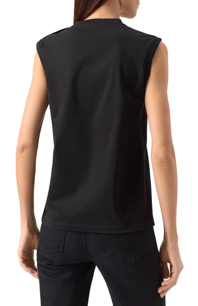 Хлопковый топ BALMAIN, арт. CF1ED001/BB02, фото 4