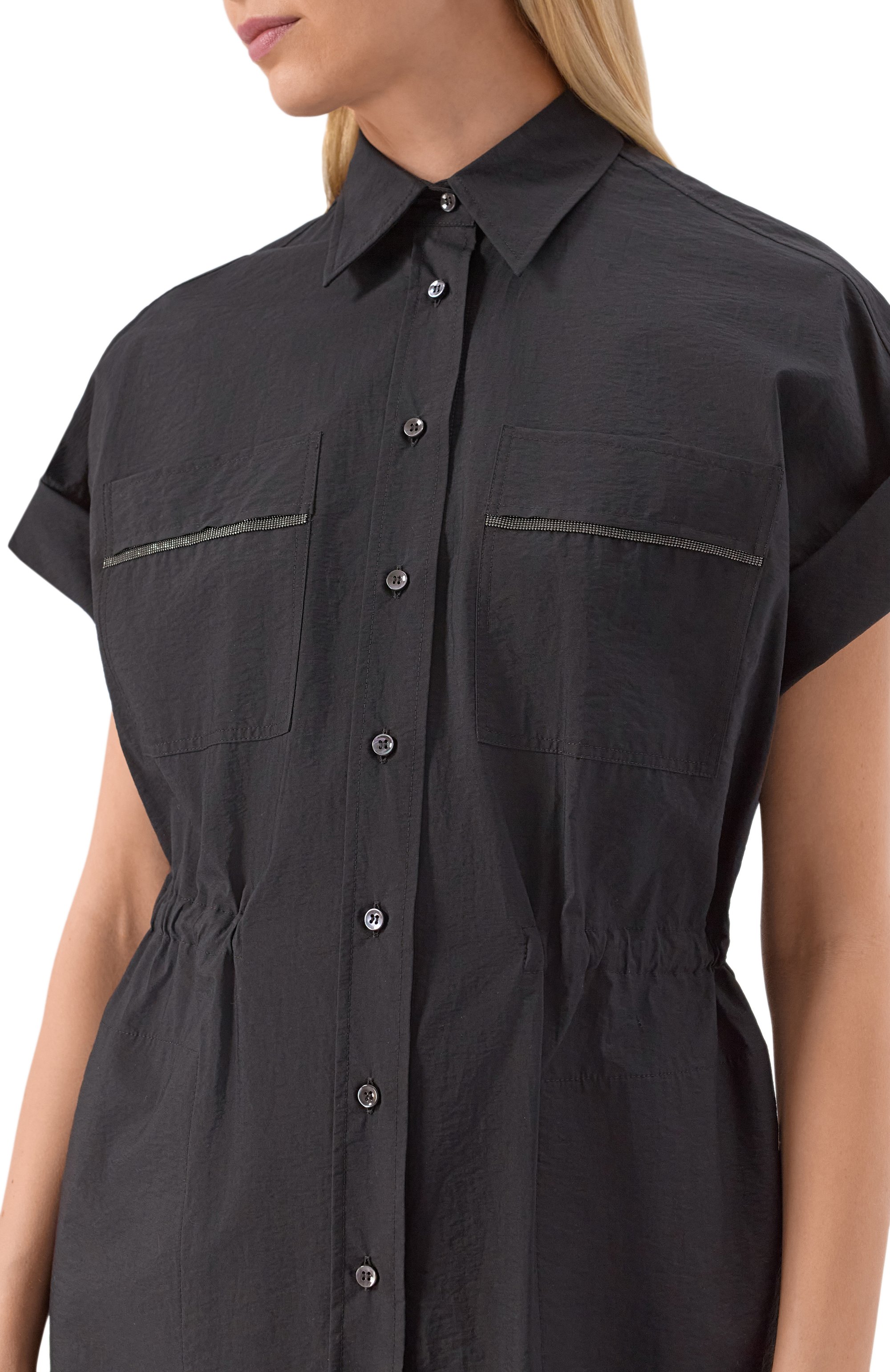 Хлопковое платье BRUNELLO CUCINELLI, арт. M0F79ARA51, фото 5