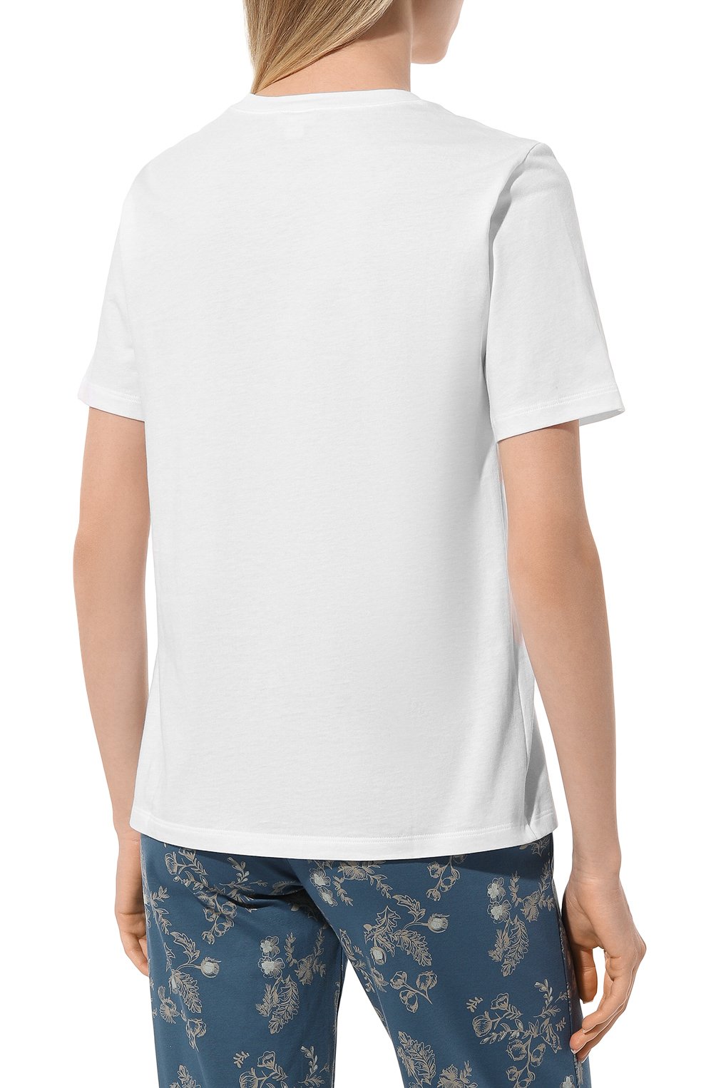 Хлопковая футболка HANRO, арт. 078662, фото 4