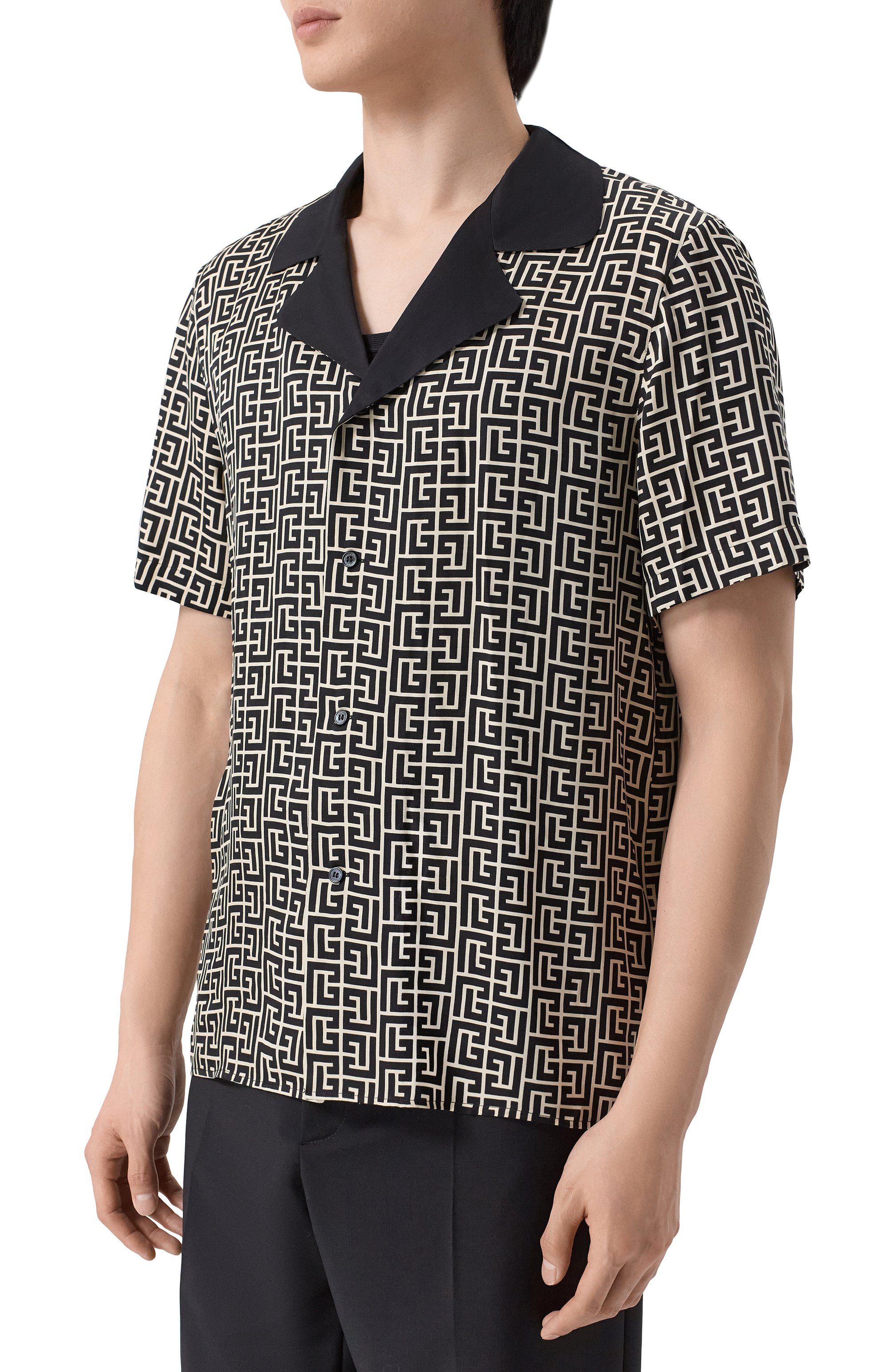 Рубашка из вискозы BALMAIN, арт. GH1HN133/VI36, фото 3