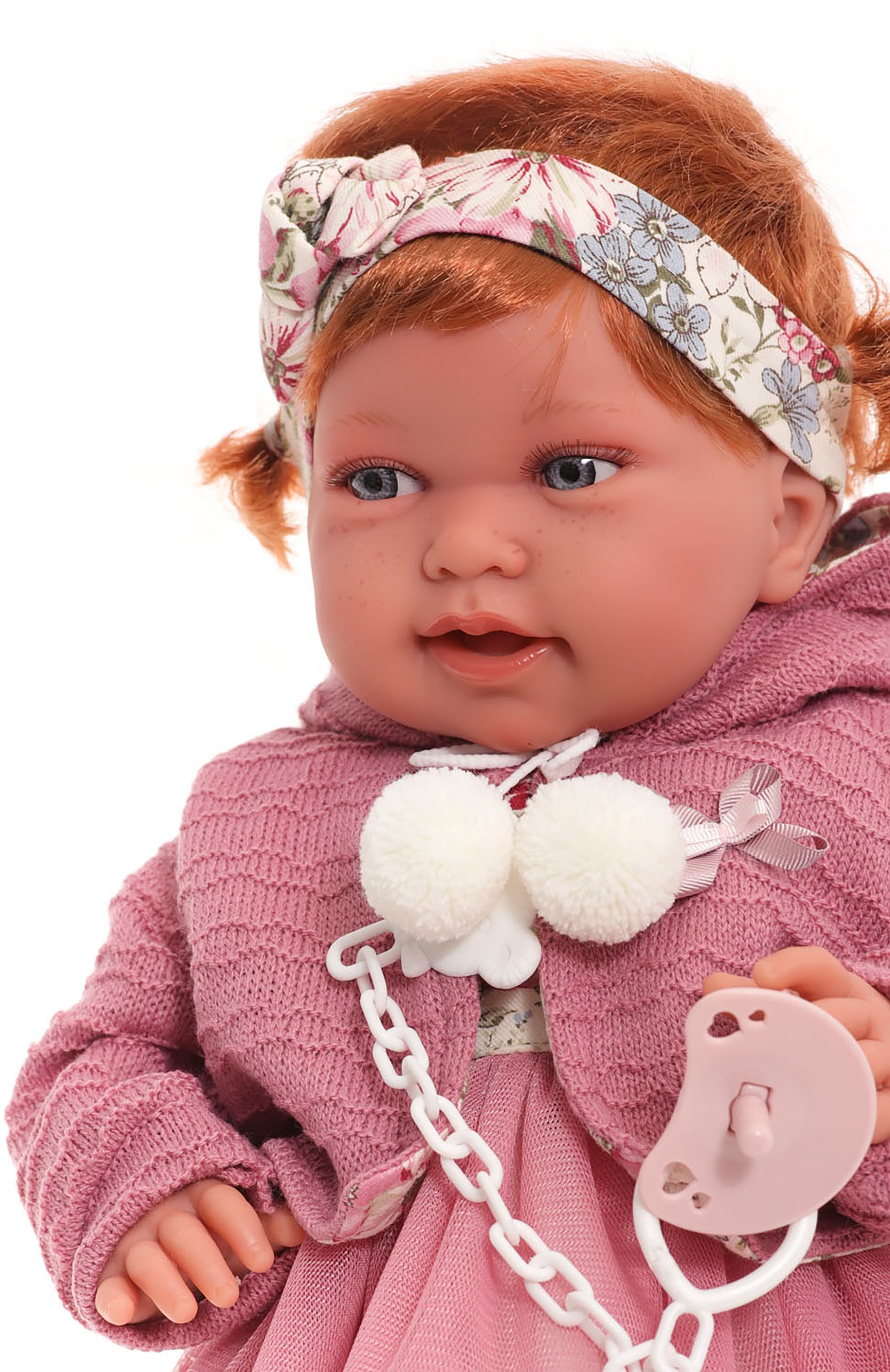 Кукла малышка саманта ANTONIO JUAN розового цвета по цене 18910 руб., арт. 33070, фото 3 Кукла малышка саманта ANTONIO JUAN, арт. 33070, фото 3