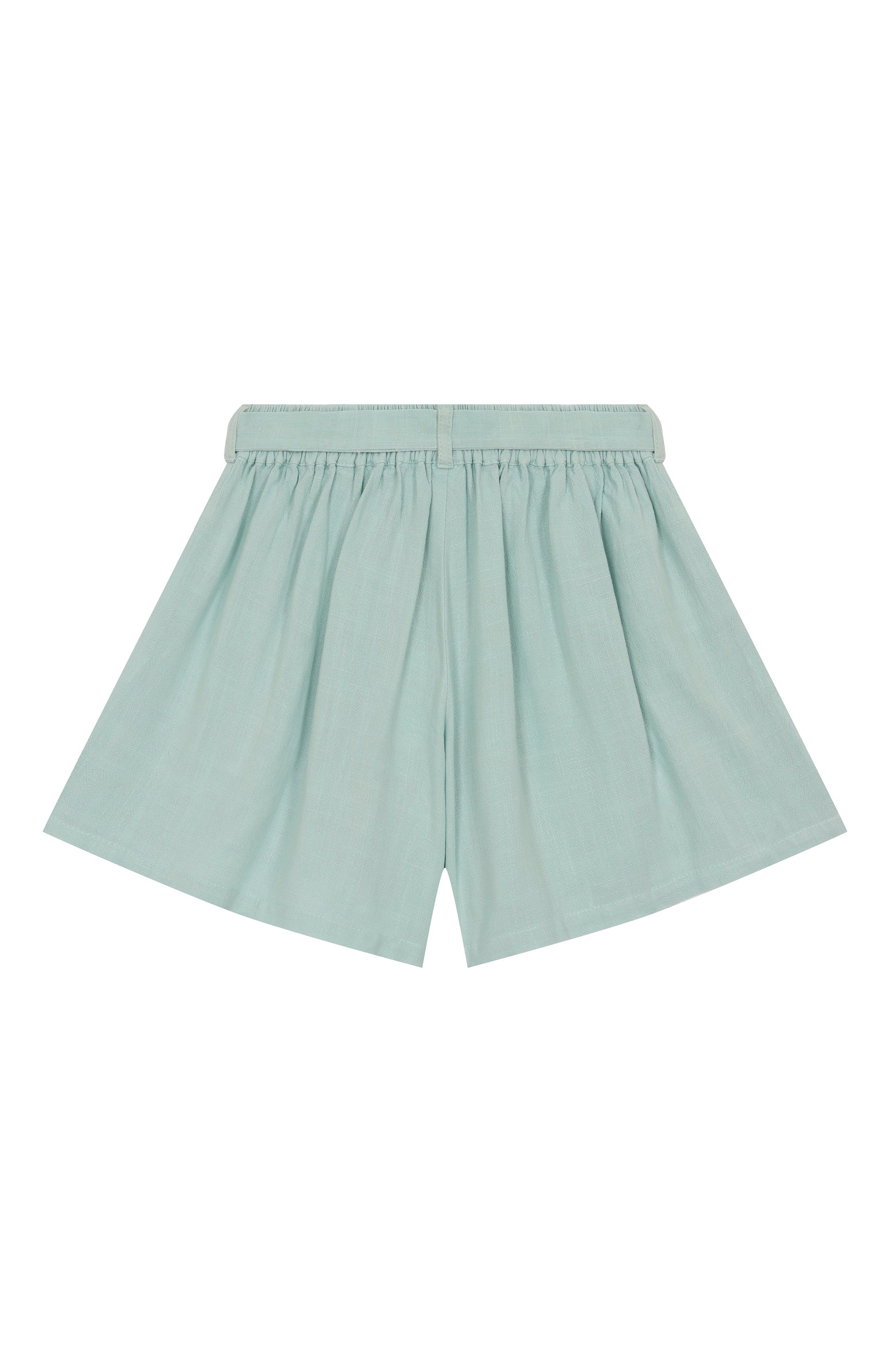 Хлопковые шорты OLGA VALENTINE светло-зеленого цвета по цене 6795 руб., арт. T17S/12A-16A, фото 2 Хлопковые шорты OLGA VALENTINE, арт. T17S/12A-16A, фото 2