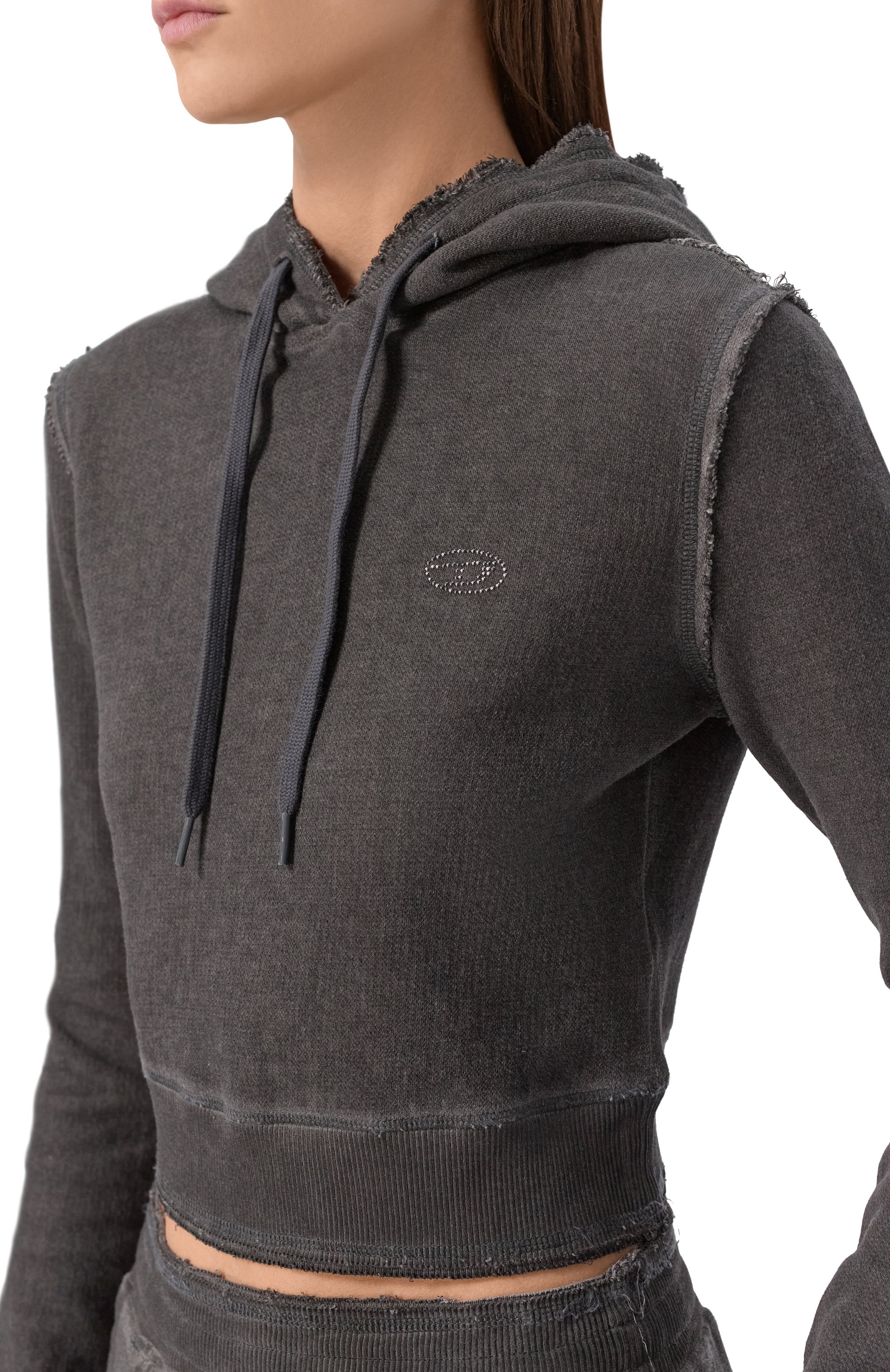 Хлопковое худи DIESEL, арт. A20989/0DCCD, фото 5