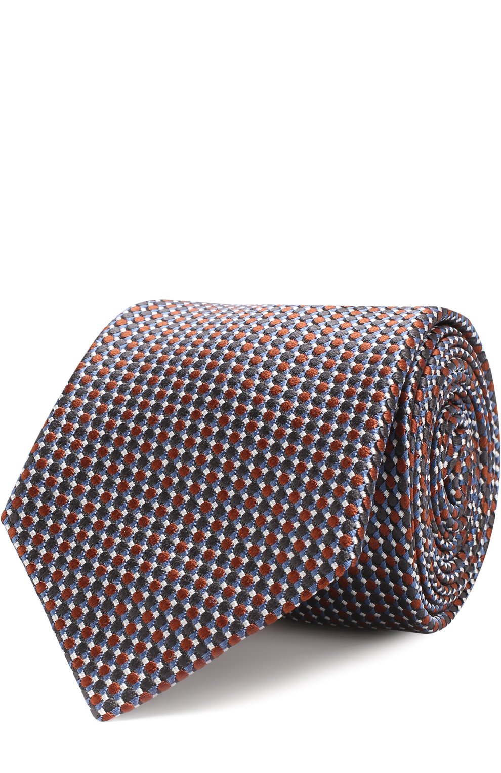 Шелковый галстук с узором BRIONI, арт. 061E00/07449, фото 1