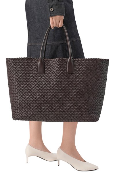 Женская сумка-тоут cabat large BOTTEGA VENETA, арт. 608811/V10W1