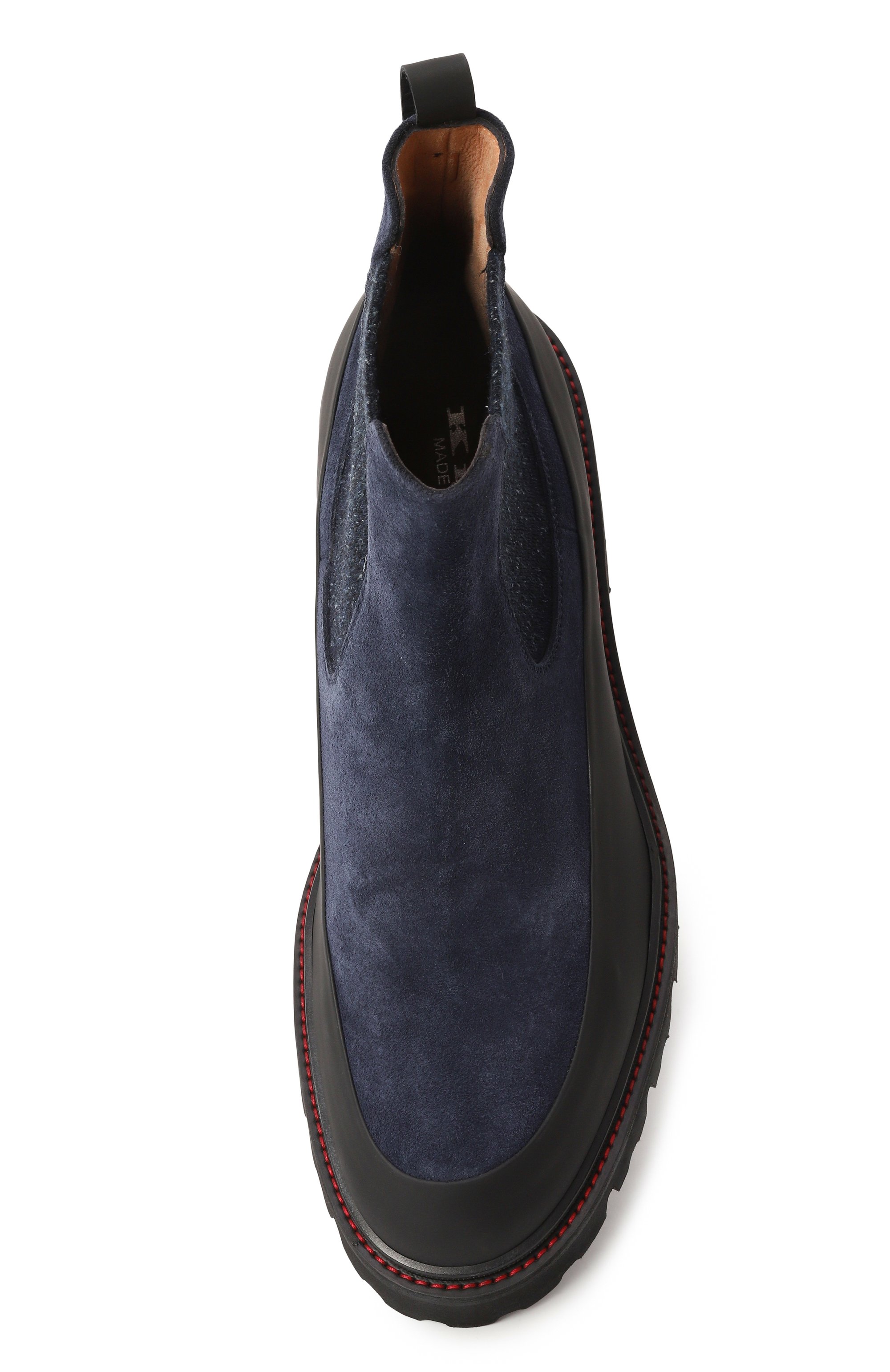 Замшевые челси KITON, арт. USSA195N0112505, фото 6