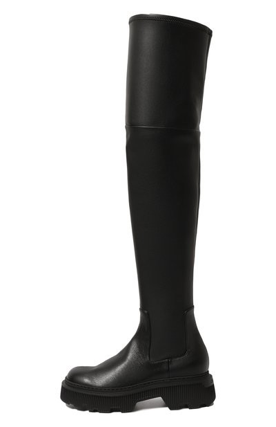 Кожаные ботфорты SANTONI, арт. WBCI61054NERRAPMN01, фото 4