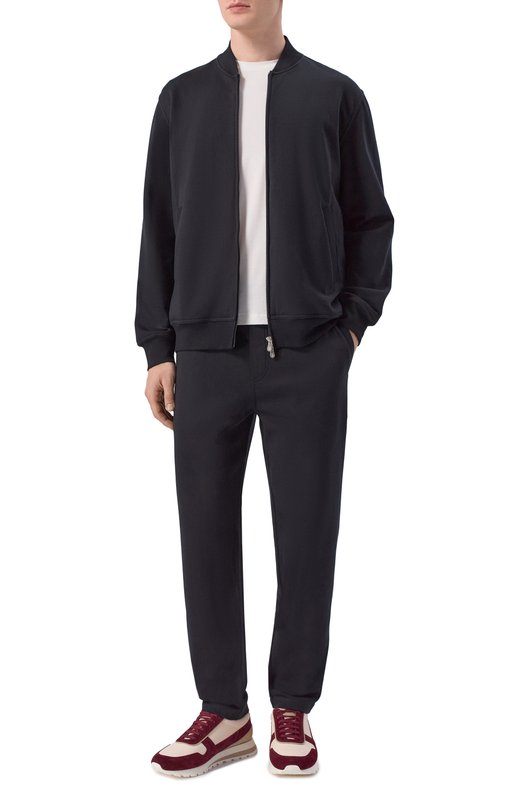 Хлопковая толстовка Brunello Cucinelli MW8639072G Чёрный  MW8639072G Фото 2
