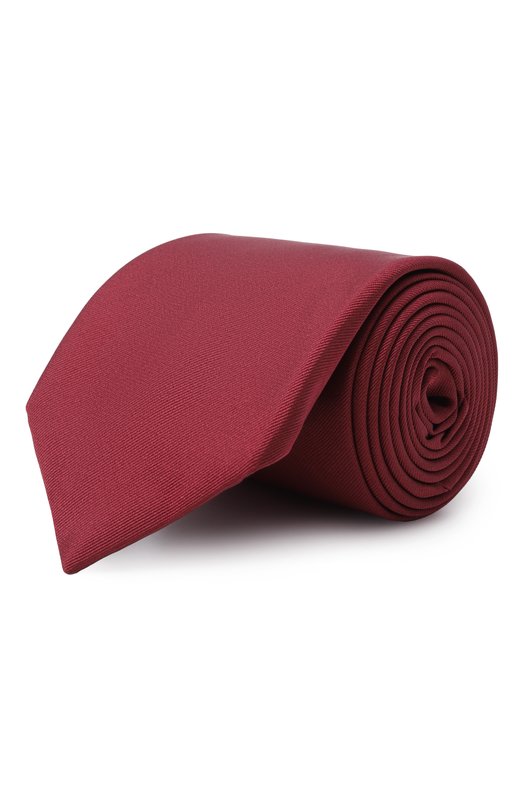 Шелковый галстук Corneliani 26U302-2620300 Бордовый 26U302-2620300