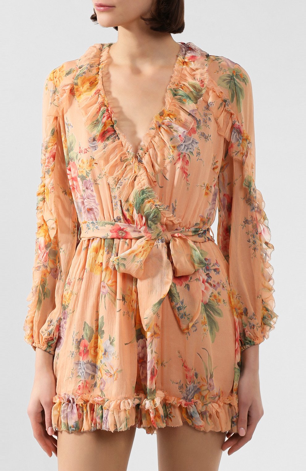 Шелковый комбинезон ZIMMERMANN, арт. 4054YZIN, фото 3