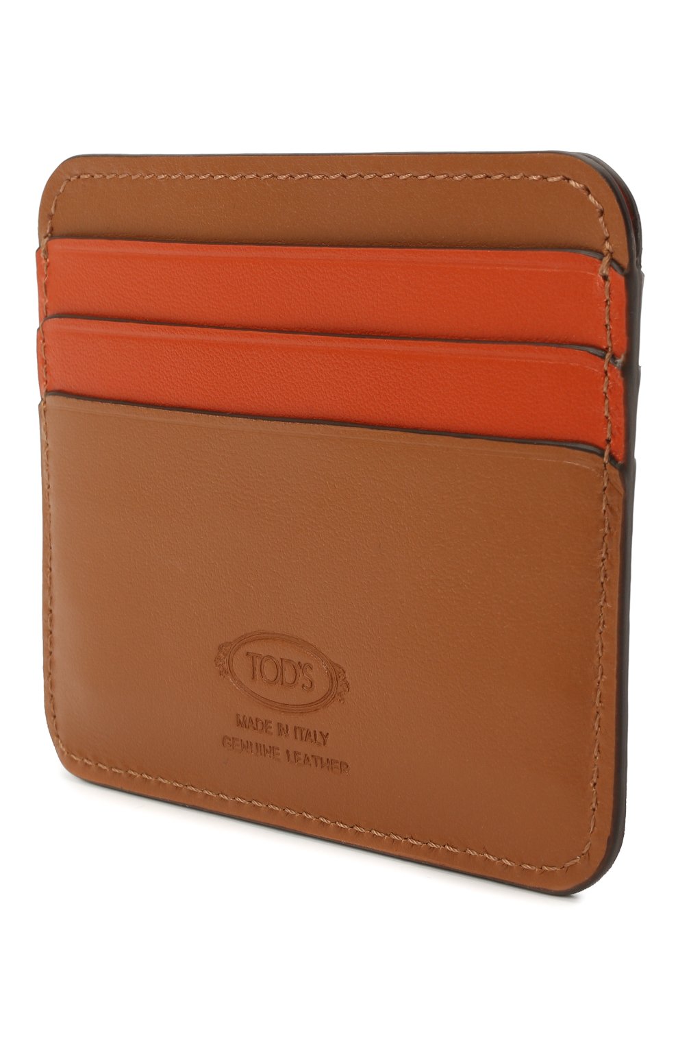 Кожаный футляр для кредитных карт TOD’S, арт. XAWENBF1200PXP, фото 2