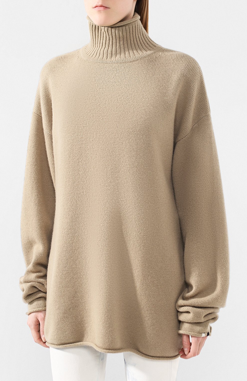 Кашемировый свитер EXTREME CASHMERE темно-бежевого цвета по цене 73850 руб., арт. 100/HIPPY, фото 3 Кашемировый свитер EXTREME CASHMERE, арт. 100/HIPPY, фото 3