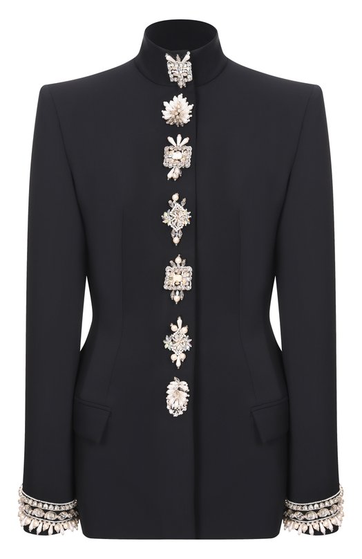 Жакет Zuhair Murad RJK26002/CRCA018 Чёрный RJK26002/CRCA018
