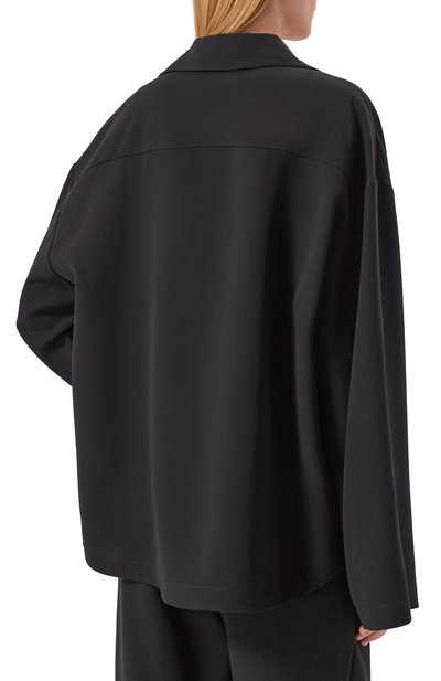 Блузка AYA MUSE черного цвета по цене 93500 руб., арт. AMR2658, фото 4 Блузка AYA MUSE, арт. AMR2658, фото 4