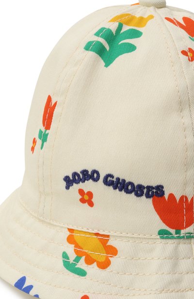 Хлопковая панама BOBO CHOSES кремового цвета по цене 7710 руб., арт. B125AH005, фото 3 Хлопковая панама BOBO CHOSES, арт. B125AH005, фото 3