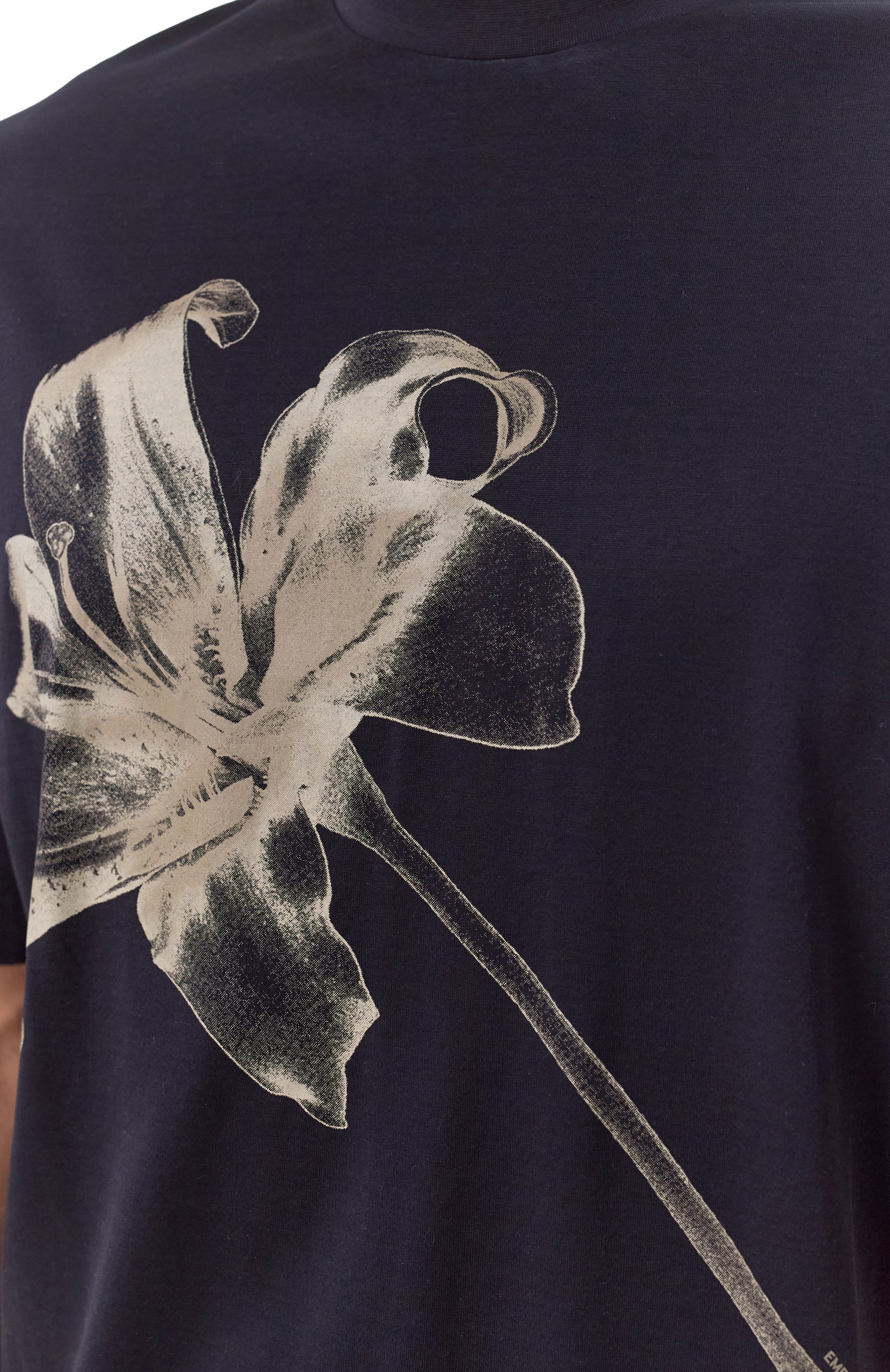 Футболка из лиоцелла и хлопка EMPORIO ARMANI, арт. EM001460/AF10017, фото 5