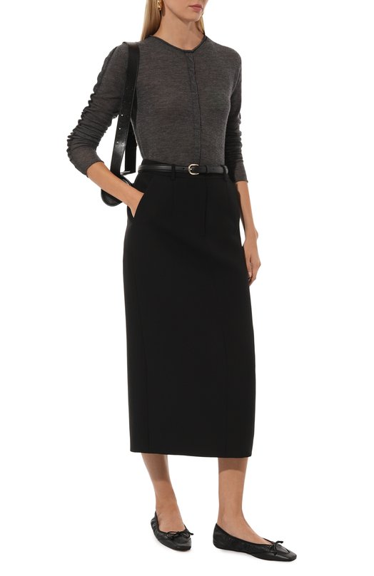 Кожаные балетки Camilla Armarium ARMFWSC01NA01002 Чёрный  ARMFWSC01NA01002 Фото 2