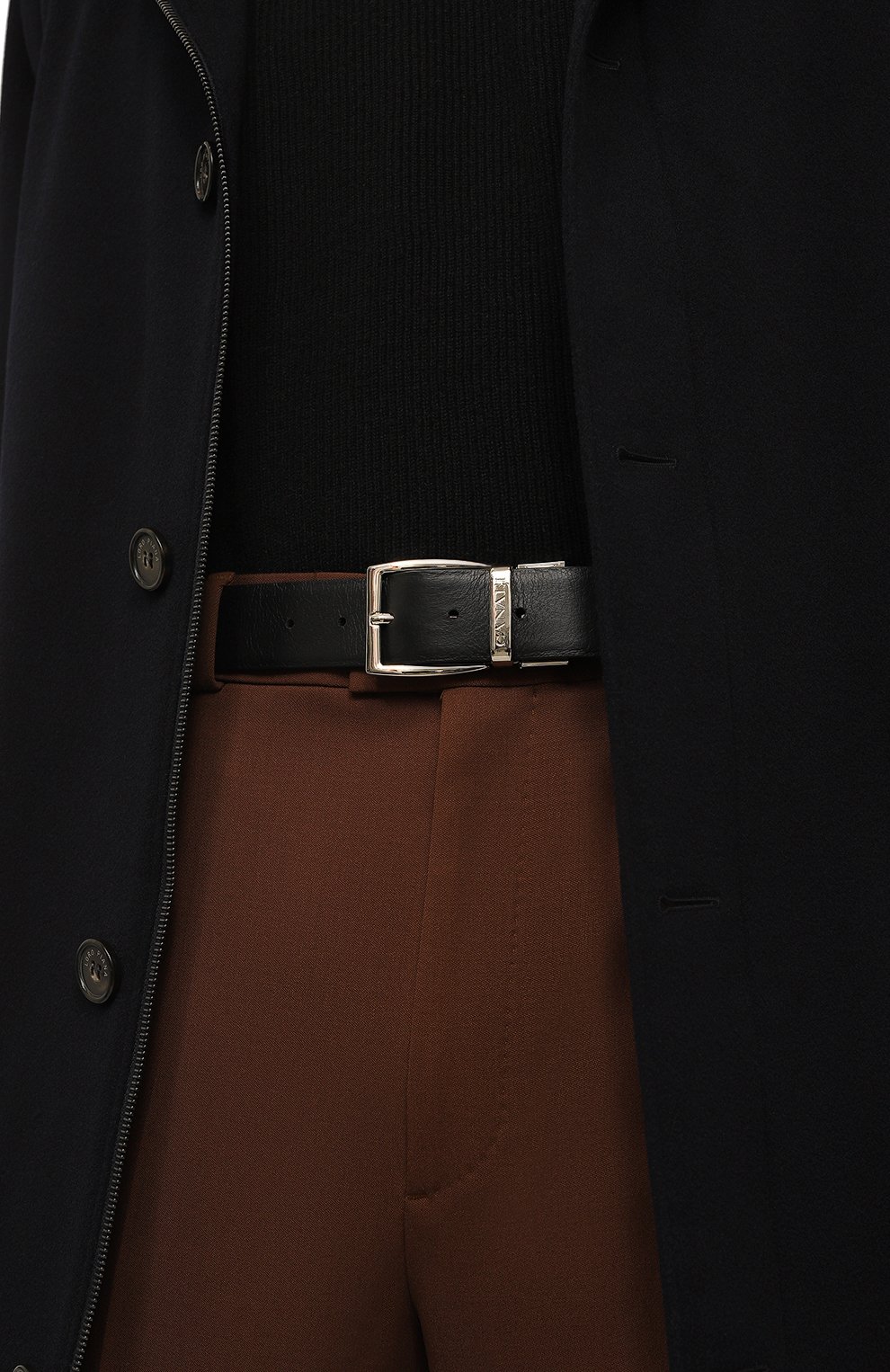 Двусторонний ремень CANALI темно-коричневого цвета по цене 29950 руб., арт. 50C/KA00107, фото 3 Двусторонний ремень CANALI, арт. 50C/KA00107, фото 3