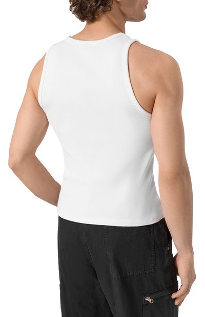 Хлопковая майка OFF-WHITE, арт. 0MUY006C99JER001, фото 4