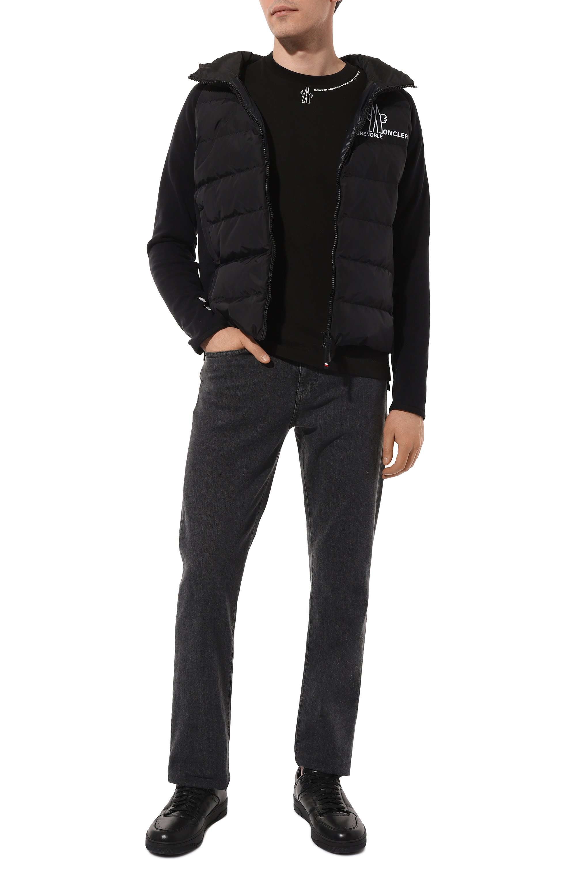 Комбинированная толстовка MONCLER GRENOBLE, арт. 8G000-26-899IG, фото 2