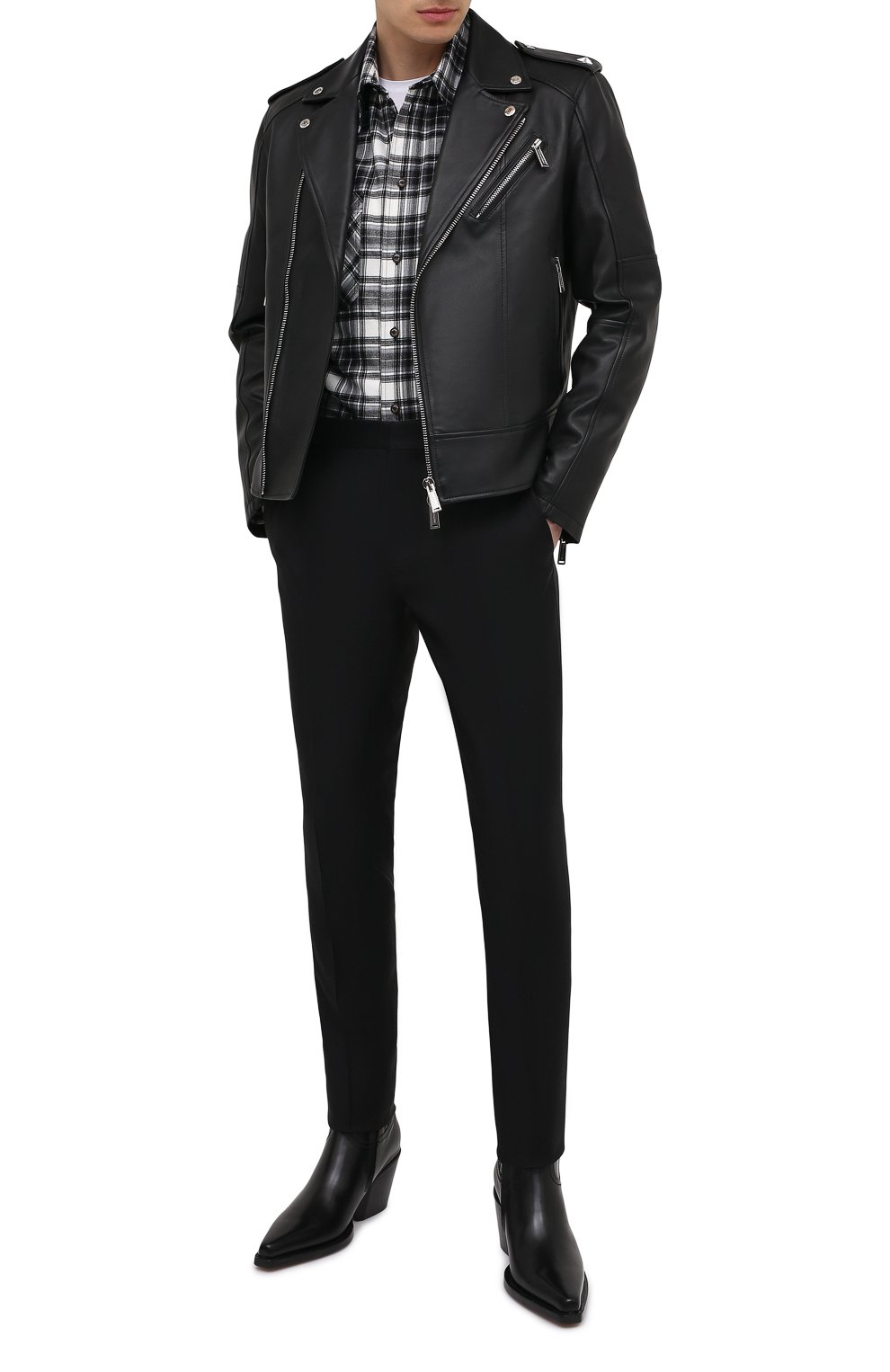 Кожаная куртка DSQUARED2, арт. S74AM1144/SY1491, фото 2