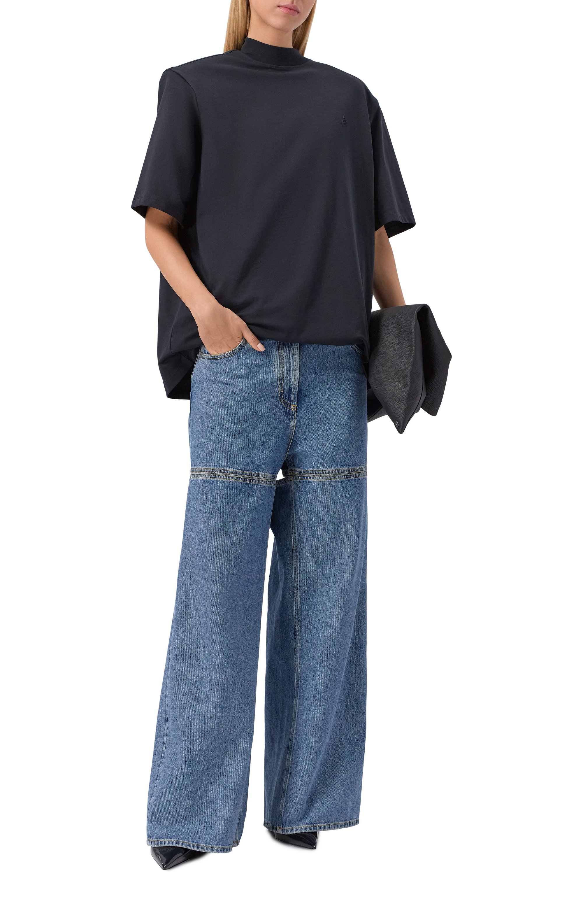 Хлопковая футболка THE ATTICO, арт. 251WCT00173/JJJ025AA, фото 2