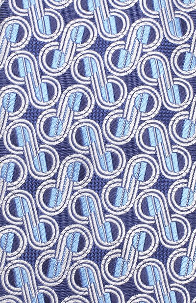 Шелковый галстук с узором TURNBULL & ASSER, арт. TIE002-BB204, фото 3