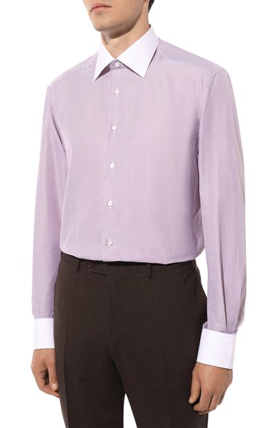 Хлопковая сорочка STEFANO RICCI, арт. MC003686/R2002, фото 4