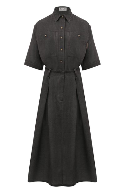 Женское шерстяное платье BRUNELLO CUCINELLI, арт. MP920AFH61