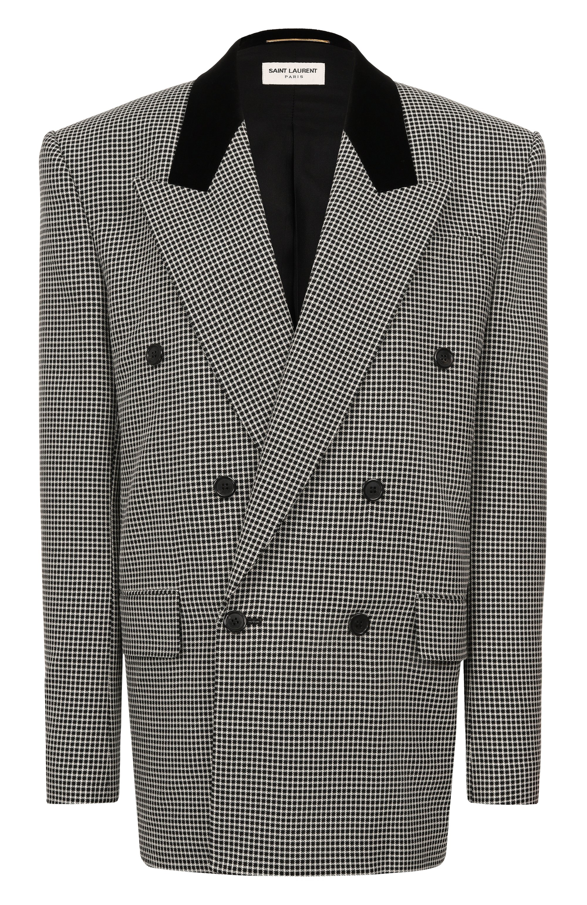 Шерстяной жакет SAINT LAURENT, арт. 766163/Y7E60, фото 1