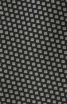 Мужской шелковый галстук GIORGIO ARMANI черного цвета, арт. GM000800/TE13670 | Фото 4 (Материал: Текстиль, Шелк; Нос: Не проставлено; Принт: С принтом)