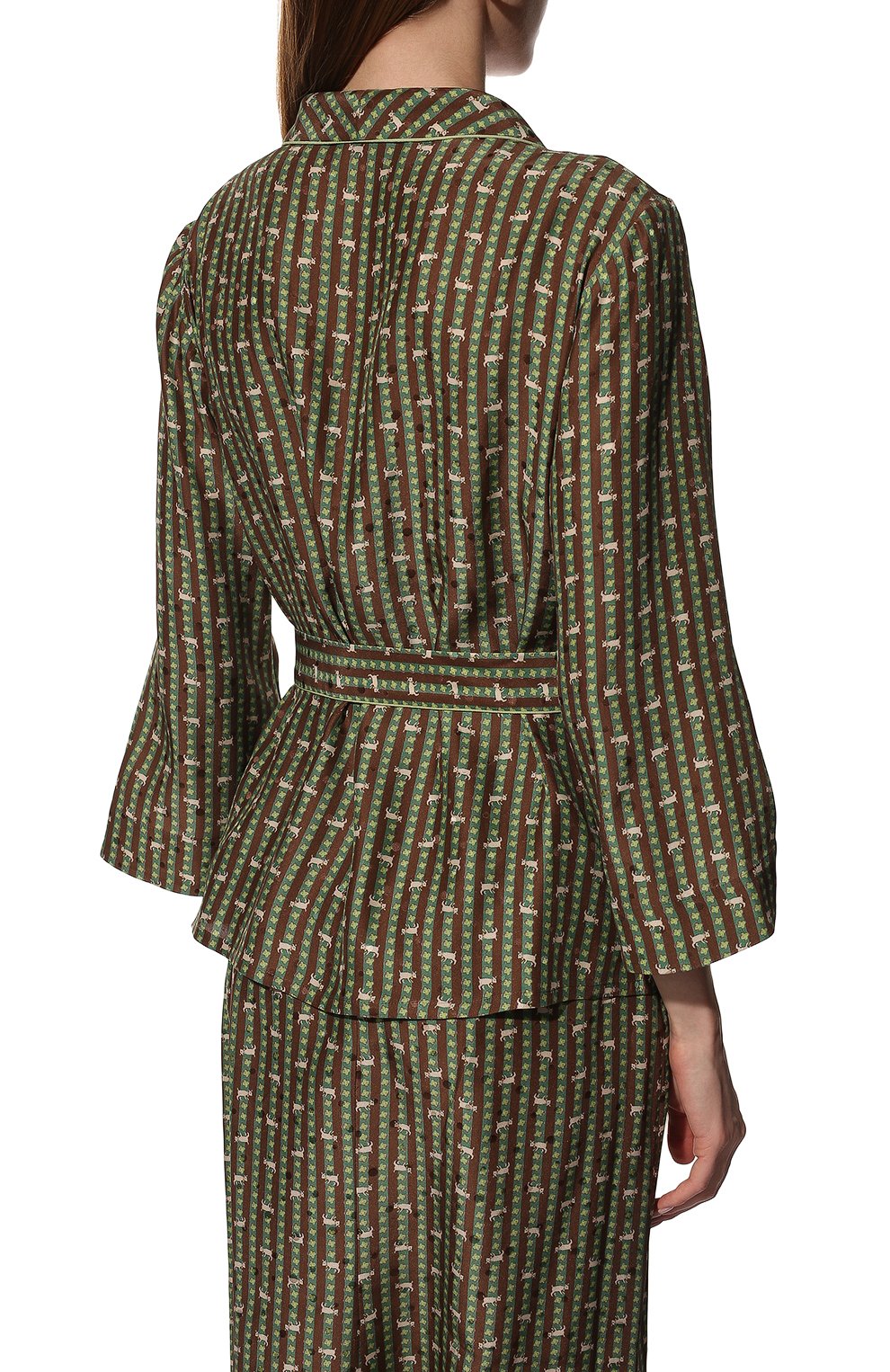 Шелковая рубашка ULYANA SERGEENKO, арт. CMA003SS22Ornella (4536т21), фото 4