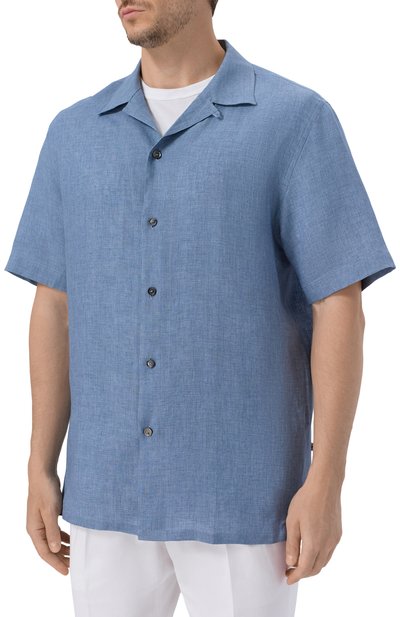 Льняная рубашка BRIONI, арт. SCFR0L/P9111, фото 3