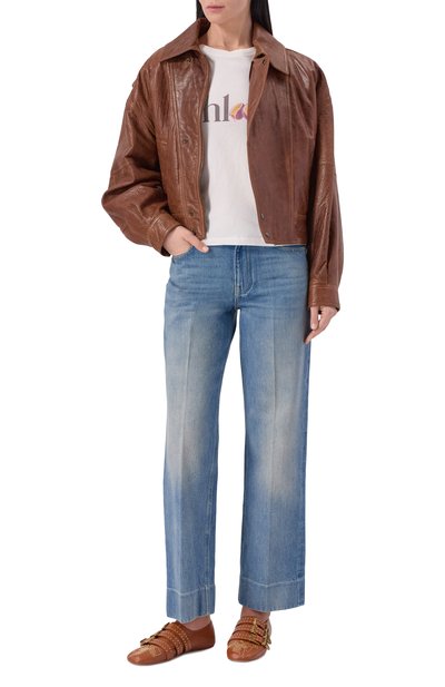 Хлопковая футболка CHLOÉ, арт. CH26SJH08197, фото 2