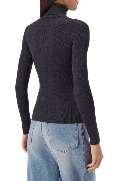 Водолазка из шерсти и шелка AGNONA, арт. K208058E/1D180NE, фото 4