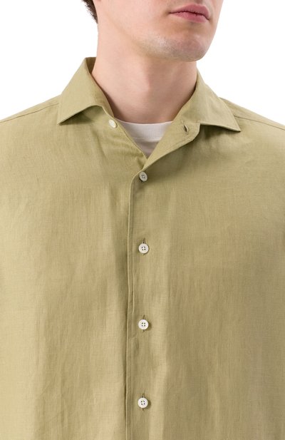 Льняная рубашка CORNELIANI, арт. 25P213-2511648, фото 5