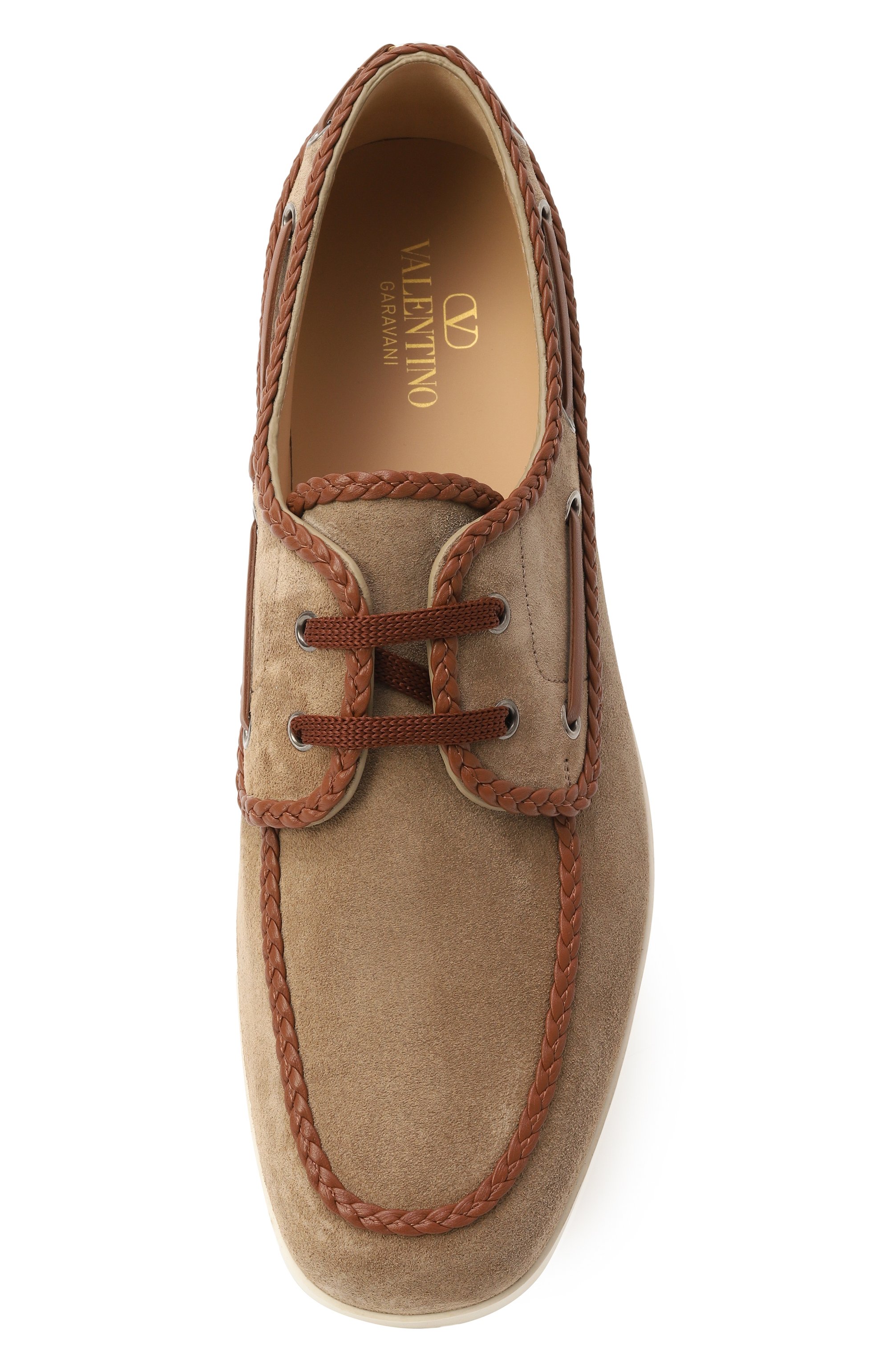 Замшевые топсайдеры palm avenue VALENTINO, арт. 6Y2S0J38/VNN, фото 6