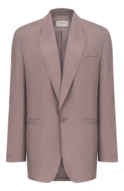Женский шелковый жакет SAINT LAURENT, арт. 856579/Y6J78