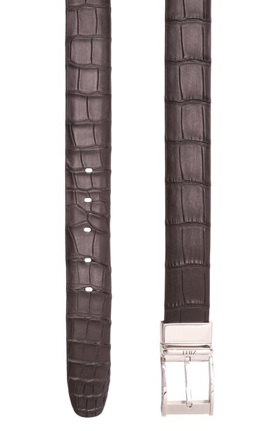Двусторонний ремень из кожи каймана ZILLI, арт. BR0135M1002VPAL00/115, фото 3