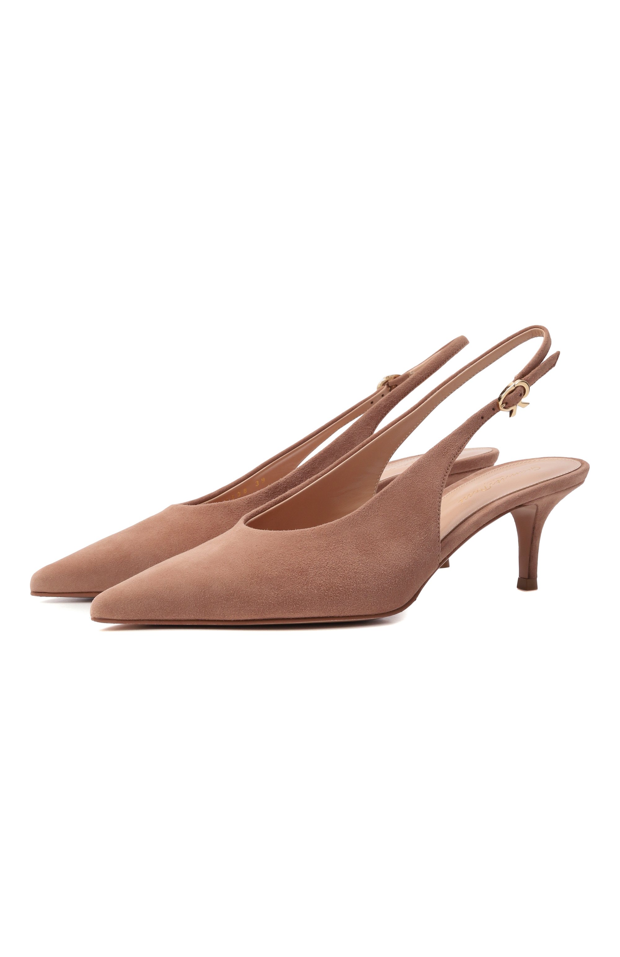 Замшевые туфли robbie sling 55 GIANVITO ROSSI, арт. G95538.55RIC.CAMPRAL, фото 1