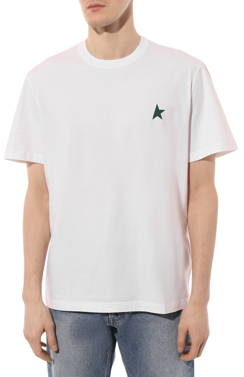 Хлопковая футболка GOLDEN GOOSE DELUXE BRAND, арт. GMP01220/P00086511257, фото 3