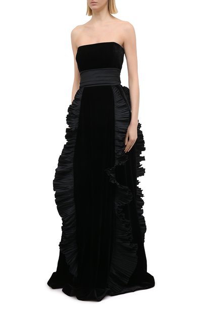 Платье ZUHAIR MURAD черного цвета по цене 422500 руб., арт. DRP20364/VESB003, фото 3 Платье ZUHAIR MURAD, арт. DRP20364/VESB003, фото 3