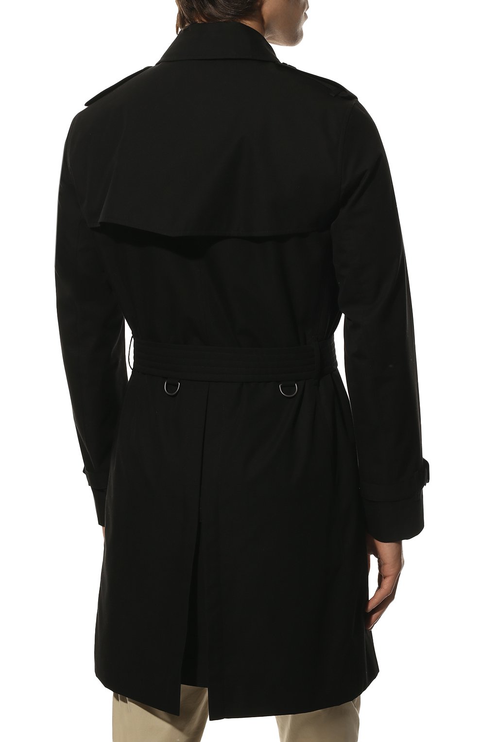 Хлопковый тренч BURBERRY, арт. 8045863, фото 4