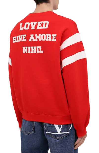 Хлопковый свитшот GUCCI красного цвета по цене 113760 руб., арт. 655471/XJDH0, фото 4 Хлопковый свитшот GUCCI, арт. 655471/XJDH0, фото 4