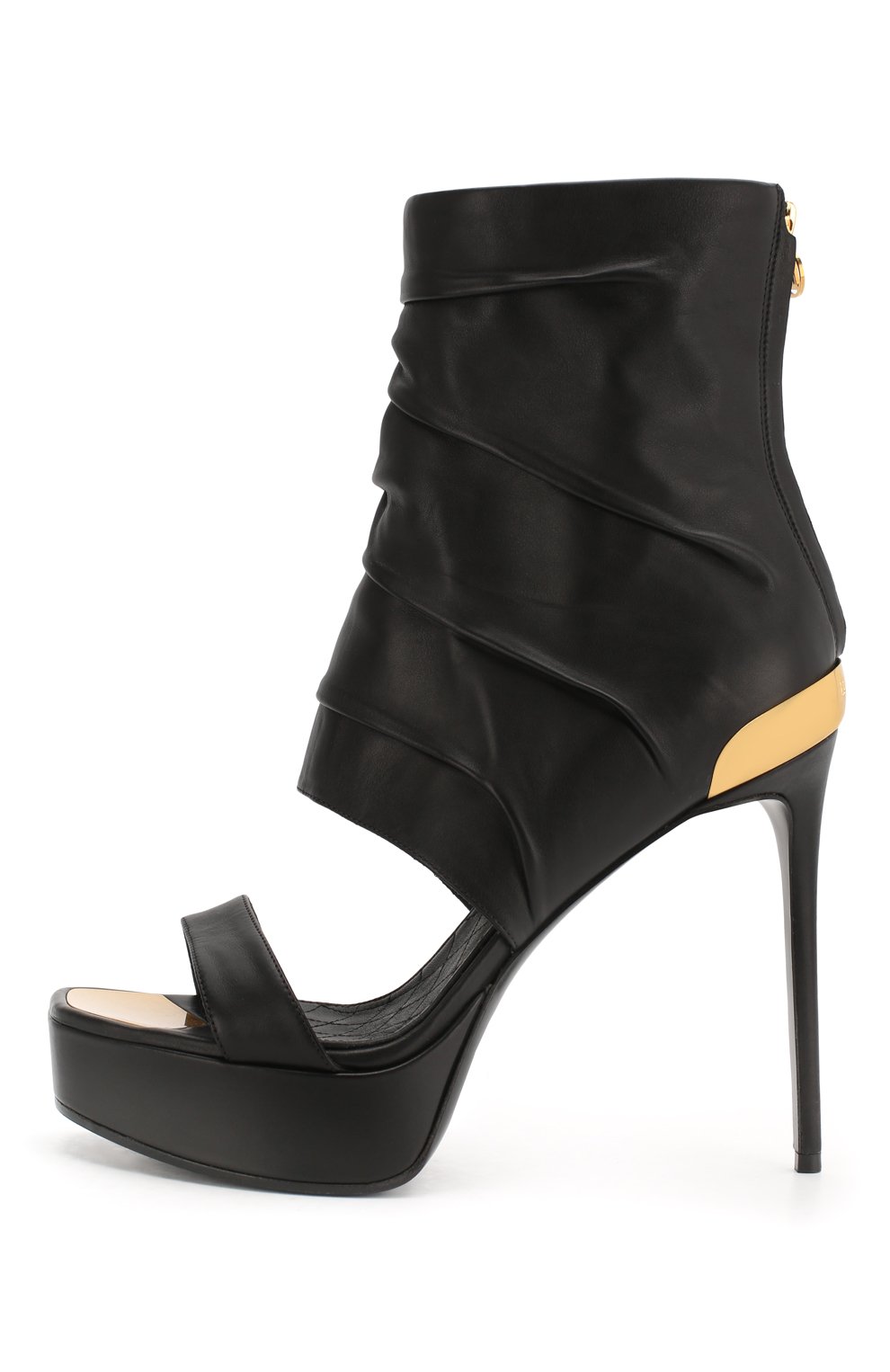 Кожаные ботильоны patty BALMAIN, арт. TN1C268/LCBV, фото 3