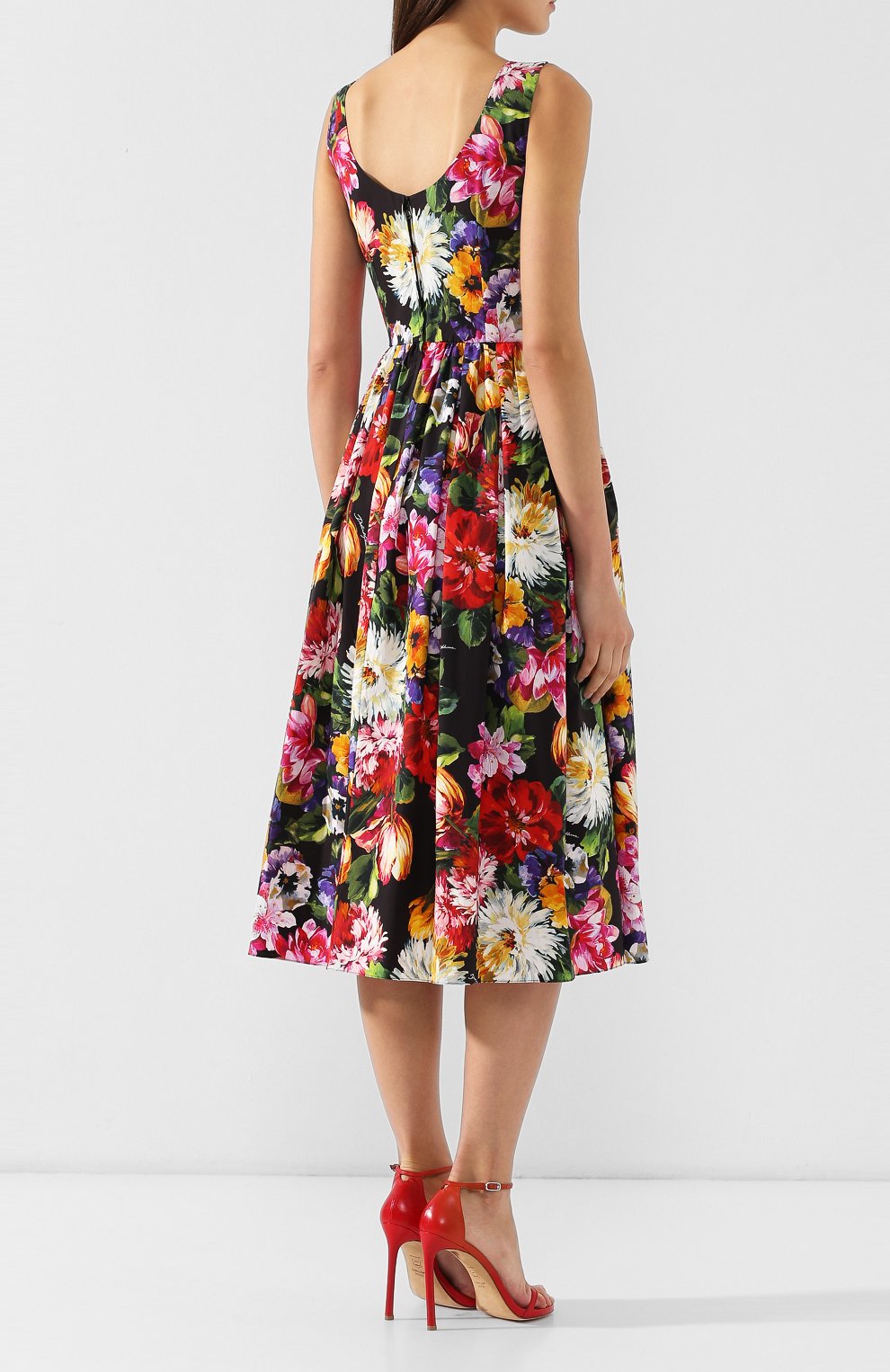 Хлопковое платье DOLCE & GABBANA, арт. F67Q7T/HS5DS, фото 4